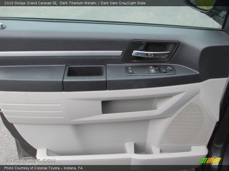 Dark Titanium Metallic / Dark Slate Gray/Light Shale 2010 Dodge Grand Caravan SE