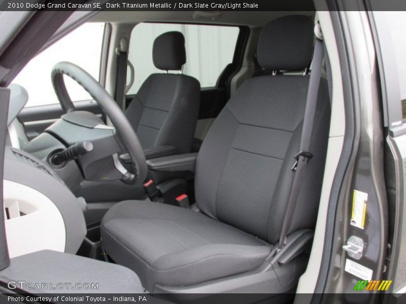 Dark Titanium Metallic / Dark Slate Gray/Light Shale 2010 Dodge Grand Caravan SE