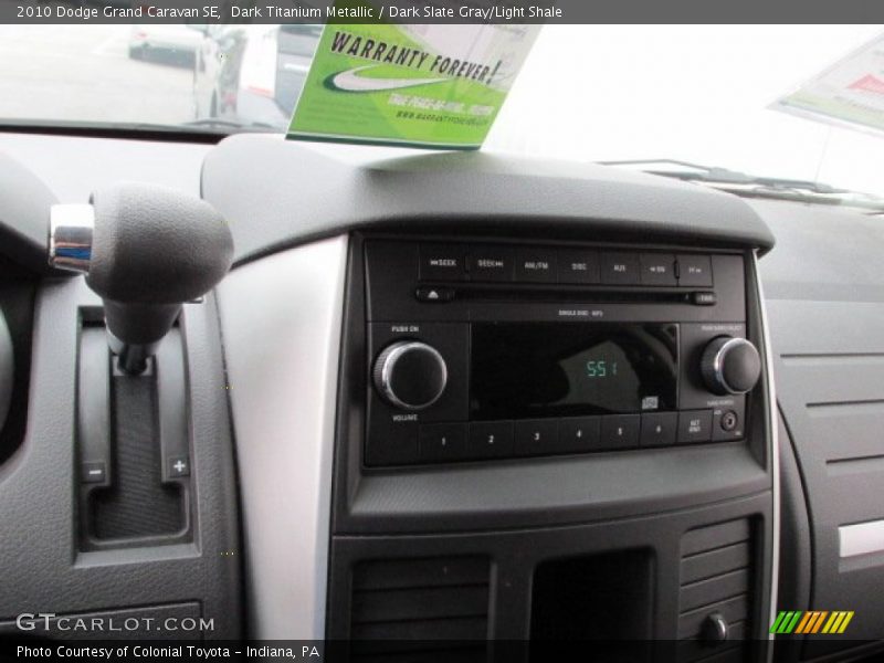 Dark Titanium Metallic / Dark Slate Gray/Light Shale 2010 Dodge Grand Caravan SE