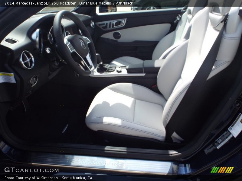 Lunar Blue Metallic / Ash/Black 2014 Mercedes-Benz SLK 250 Roadster