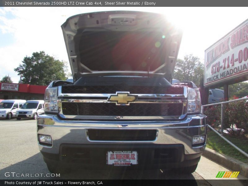 Sheer Silver Metallic / Ebony 2011 Chevrolet Silverado 2500HD LTZ Crew Cab 4x4