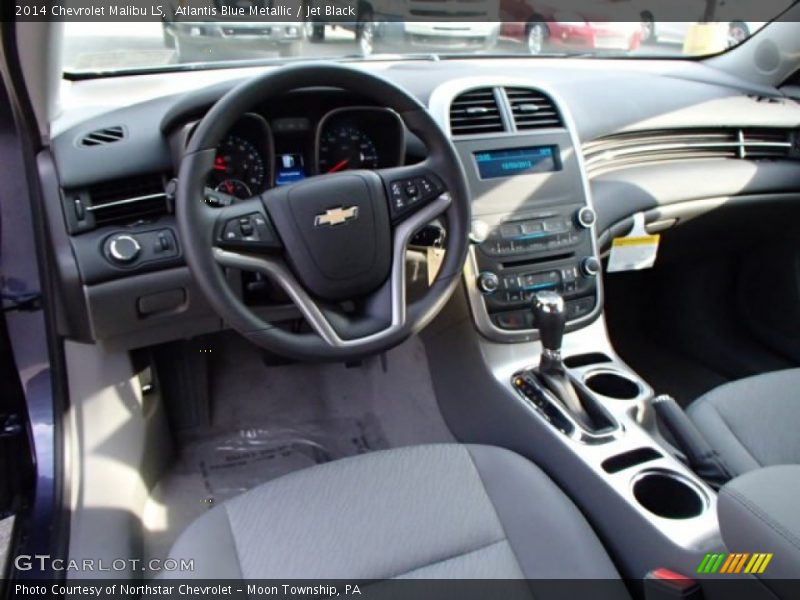 Atlantis Blue Metallic / Jet Black 2014 Chevrolet Malibu LS