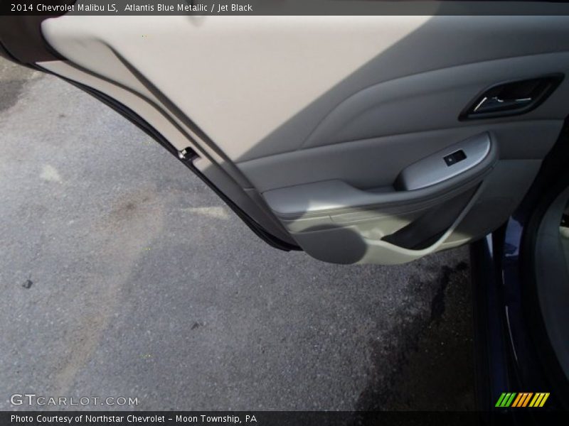 Atlantis Blue Metallic / Jet Black 2014 Chevrolet Malibu LS
