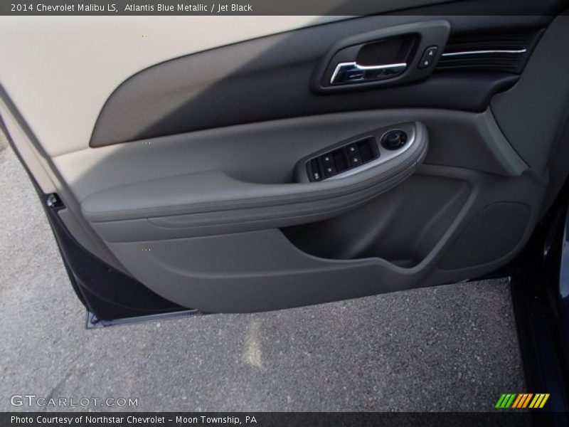 Atlantis Blue Metallic / Jet Black 2014 Chevrolet Malibu LS