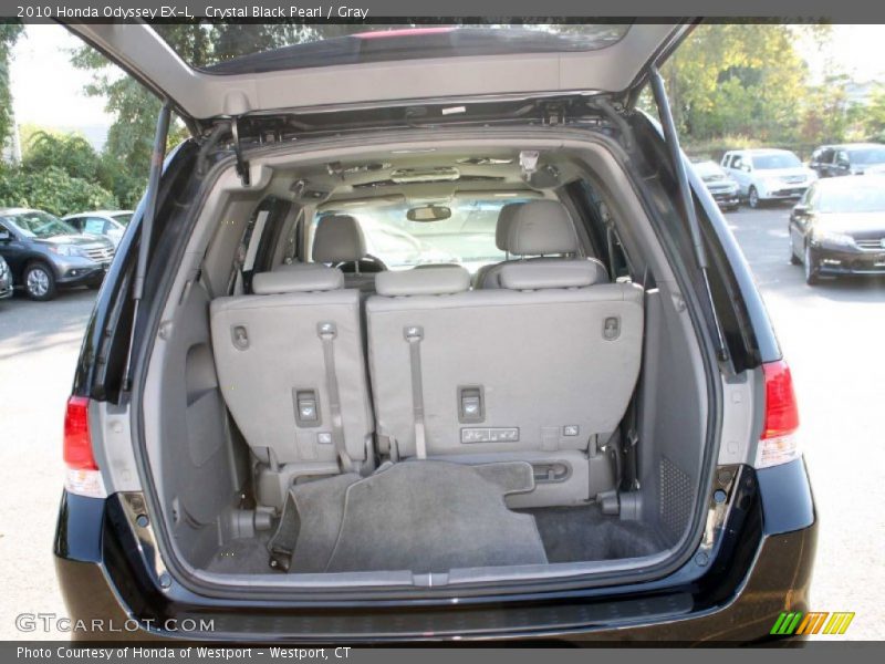 Crystal Black Pearl / Gray 2010 Honda Odyssey EX-L