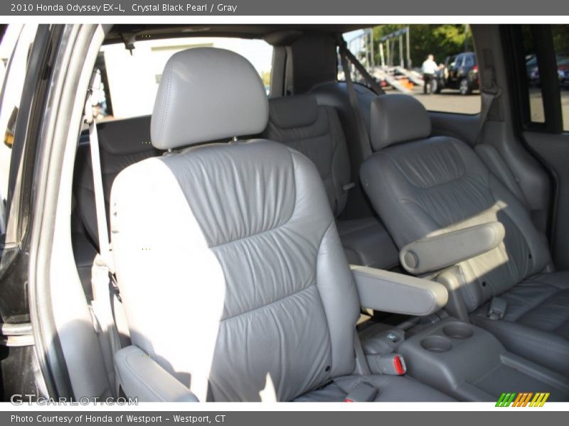 Crystal Black Pearl / Gray 2010 Honda Odyssey EX-L