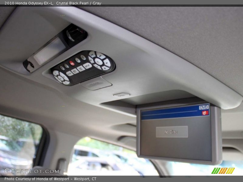 Crystal Black Pearl / Gray 2010 Honda Odyssey EX-L