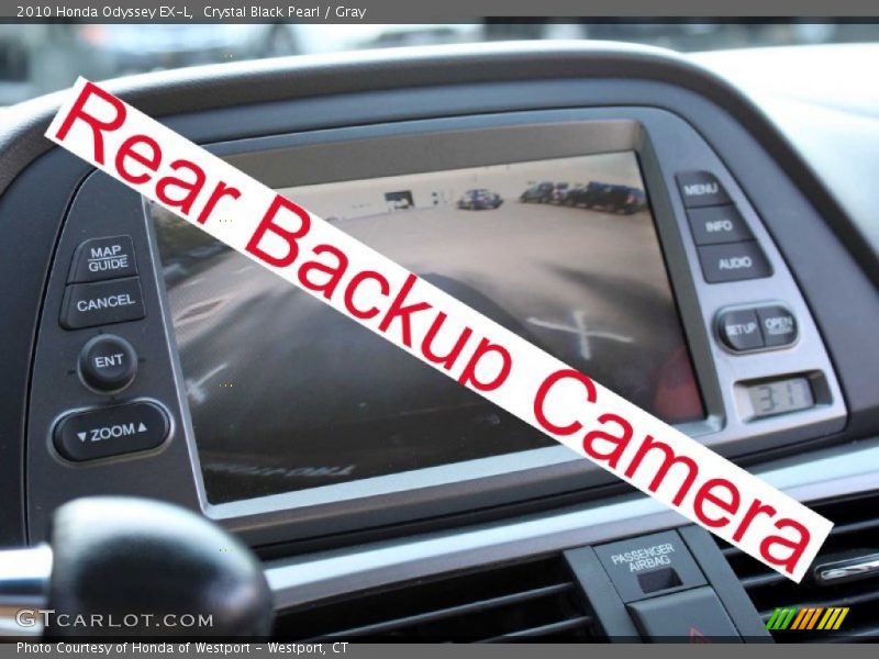 Crystal Black Pearl / Gray 2010 Honda Odyssey EX-L