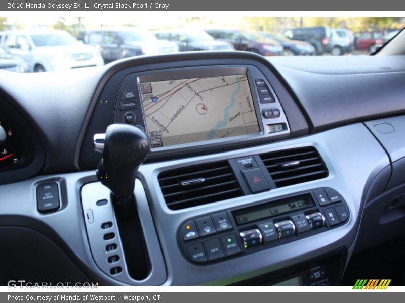 Crystal Black Pearl / Gray 2010 Honda Odyssey EX-L