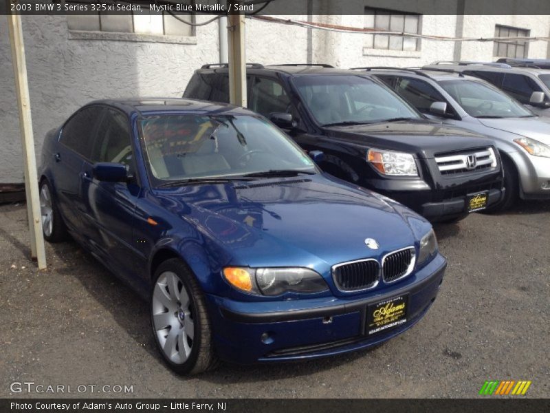 Mystic Blue Metallic / Sand 2003 BMW 3 Series 325xi Sedan