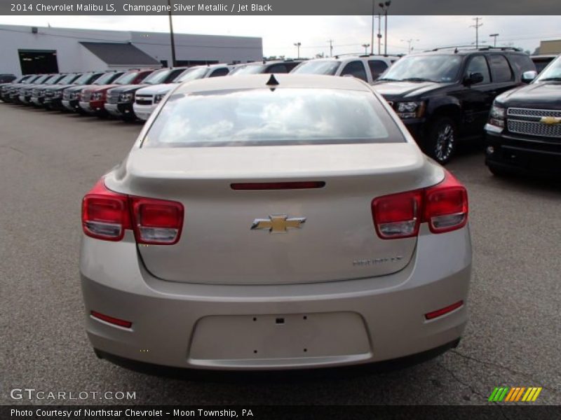 Champagne Silver Metallic / Jet Black 2014 Chevrolet Malibu LS