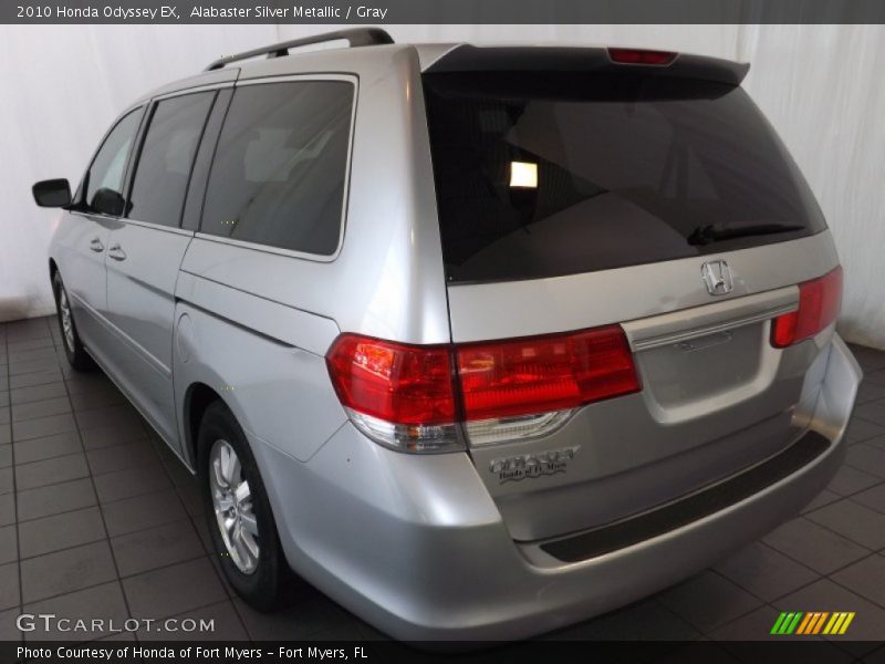 Alabaster Silver Metallic / Gray 2010 Honda Odyssey EX