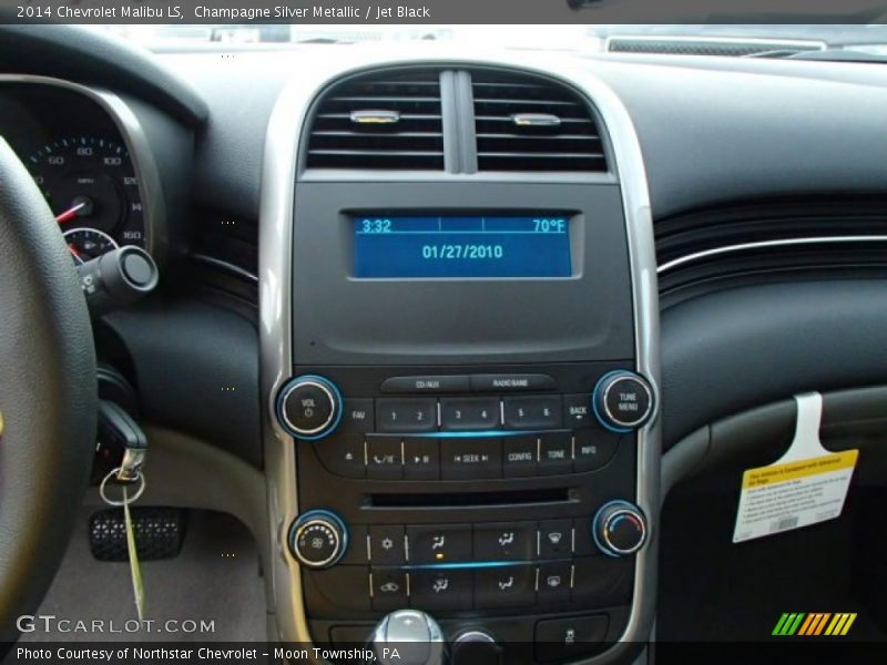 Champagne Silver Metallic / Jet Black 2014 Chevrolet Malibu LS