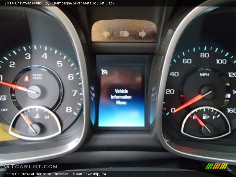 Champagne Silver Metallic / Jet Black 2014 Chevrolet Malibu LS