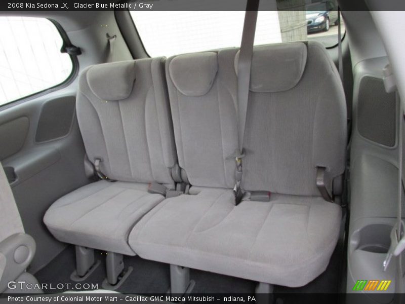 Glacier Blue Metallic / Gray 2008 Kia Sedona LX