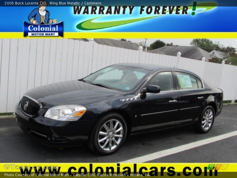 Ming Blue Metallic / Cashmere 2006 Buick Lucerne CXS
