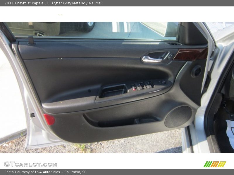 Cyber Gray Metallic / Neutral 2011 Chevrolet Impala LT