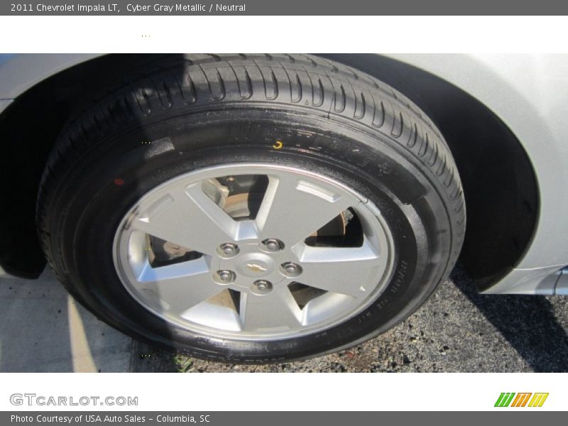 Cyber Gray Metallic / Neutral 2011 Chevrolet Impala LT
