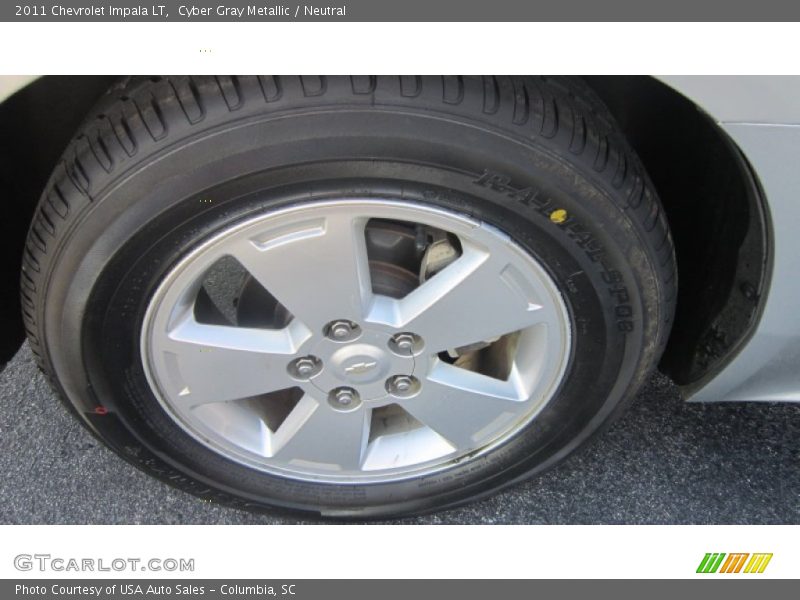 Cyber Gray Metallic / Neutral 2011 Chevrolet Impala LT
