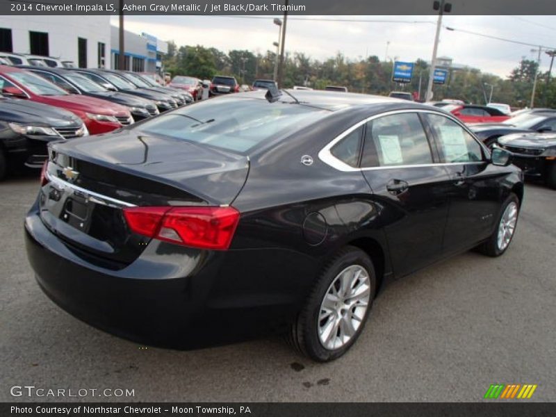 Ashen Gray Metallic / Jet Black/Dark Titanium 2014 Chevrolet Impala LS