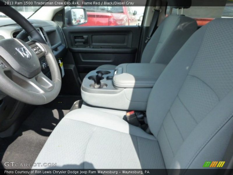 Flame Red / Black/Diesel Gray 2013 Ram 1500 Tradesman Crew Cab 4x4