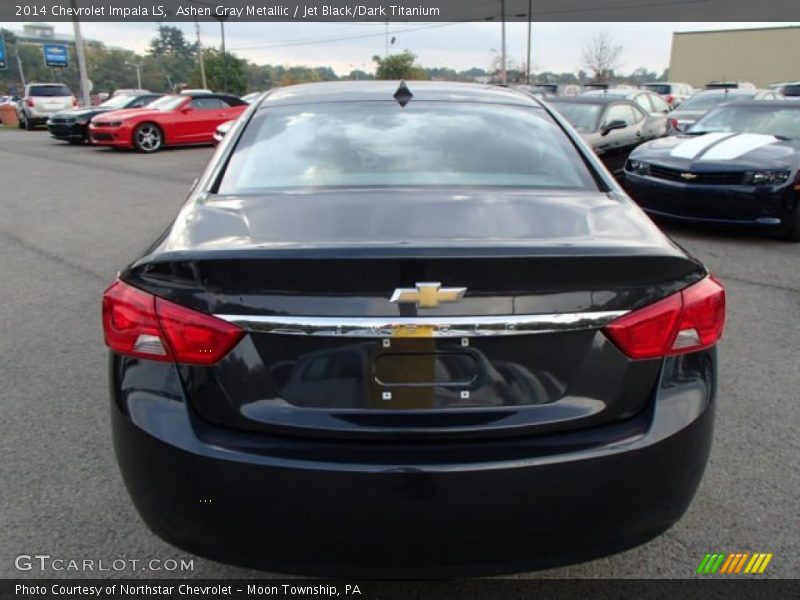 Ashen Gray Metallic / Jet Black/Dark Titanium 2014 Chevrolet Impala LS