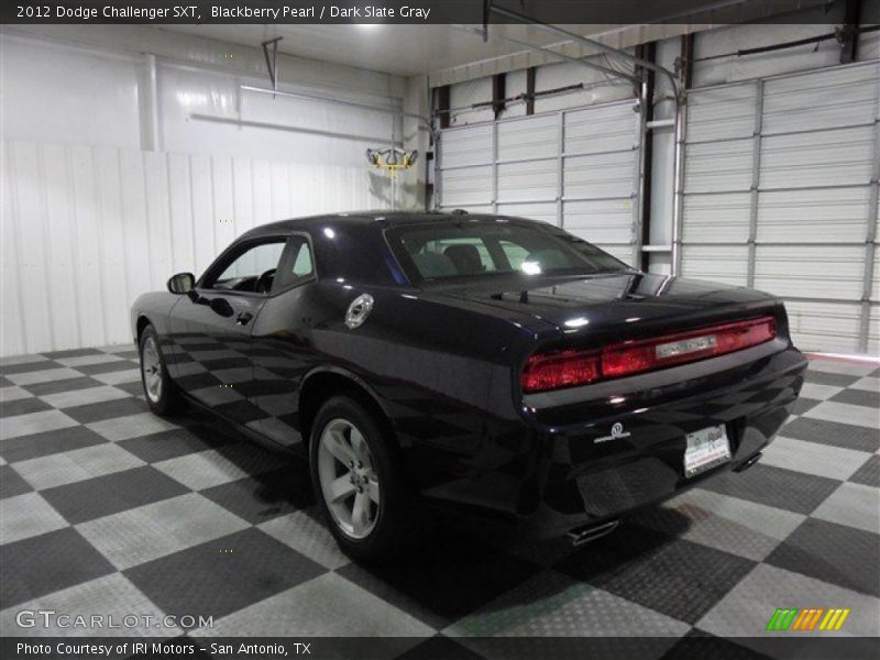 Blackberry Pearl / Dark Slate Gray 2012 Dodge Challenger SXT