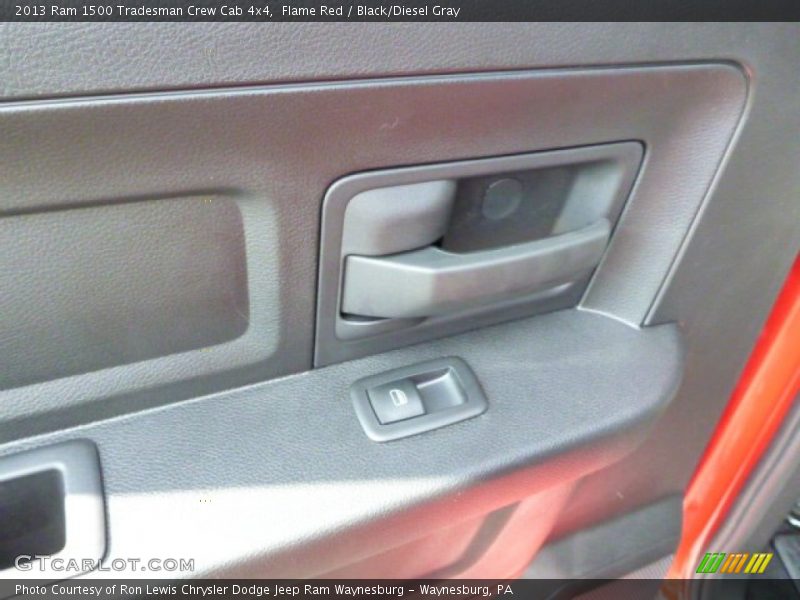 Flame Red / Black/Diesel Gray 2013 Ram 1500 Tradesman Crew Cab 4x4