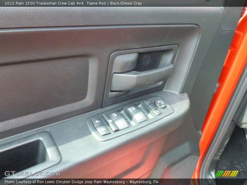 Flame Red / Black/Diesel Gray 2013 Ram 1500 Tradesman Crew Cab 4x4