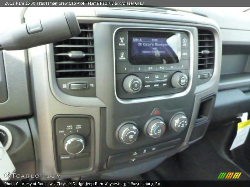 Flame Red / Black/Diesel Gray 2013 Ram 1500 Tradesman Crew Cab 4x4