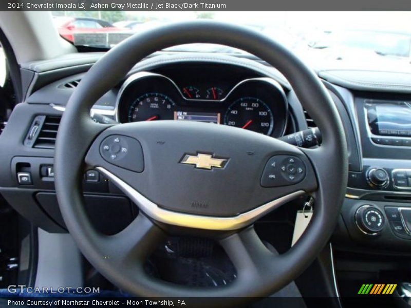 Ashen Gray Metallic / Jet Black/Dark Titanium 2014 Chevrolet Impala LS