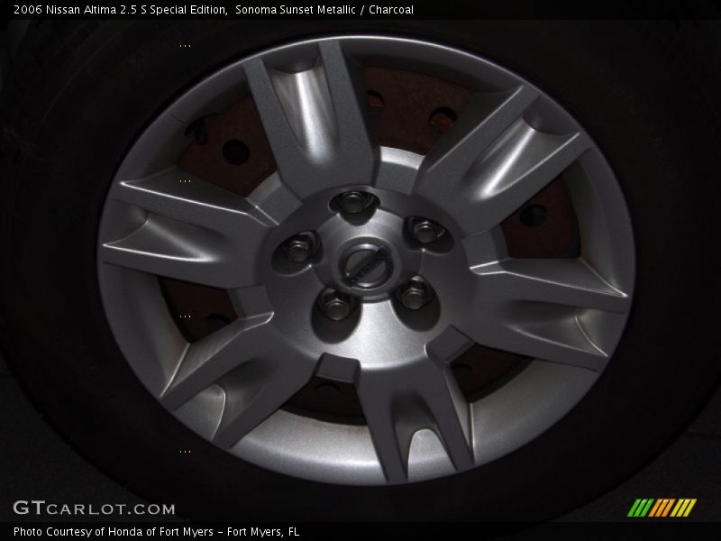 Sonoma Sunset Metallic / Charcoal 2006 Nissan Altima 2.5 S Special Edition