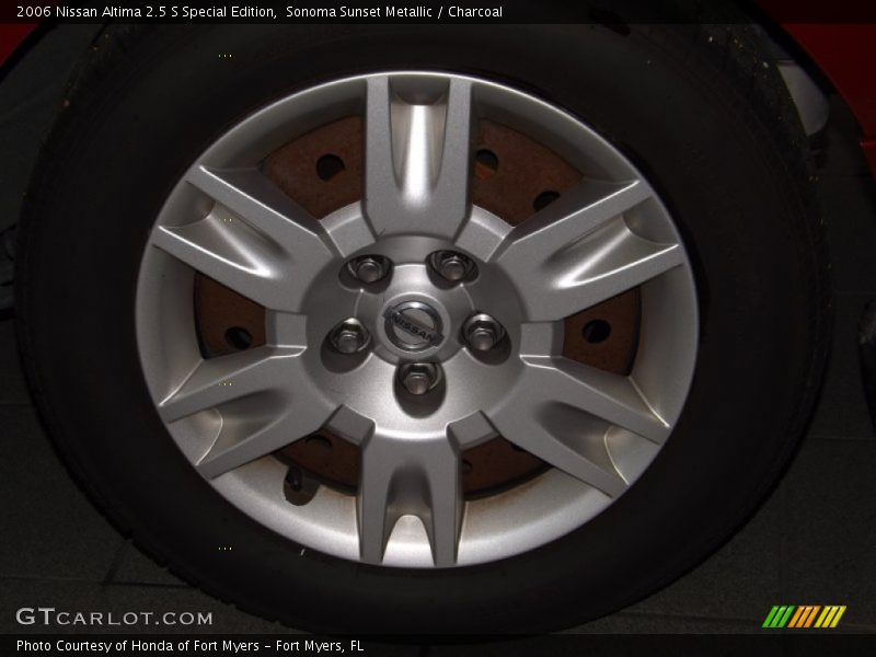 Sonoma Sunset Metallic / Charcoal 2006 Nissan Altima 2.5 S Special Edition