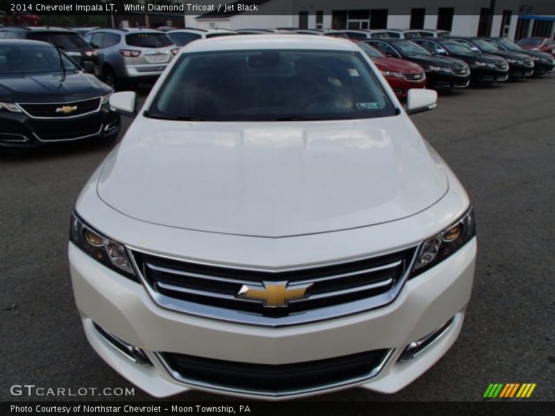 White Diamond Tricoat / Jet Black 2014 Chevrolet Impala LT
