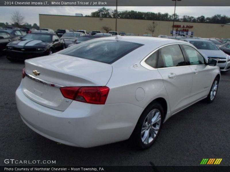 White Diamond Tricoat / Jet Black 2014 Chevrolet Impala LT