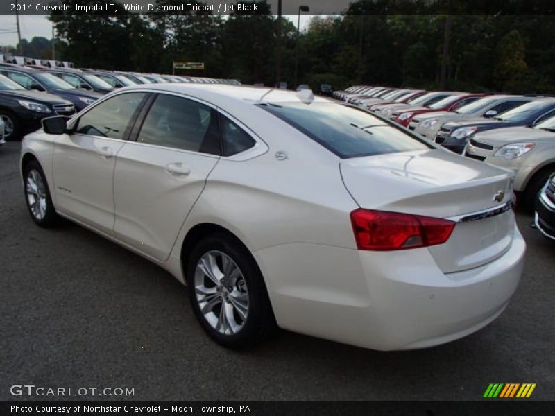 White Diamond Tricoat / Jet Black 2014 Chevrolet Impala LT
