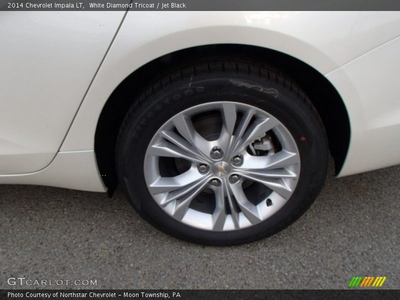 White Diamond Tricoat / Jet Black 2014 Chevrolet Impala LT