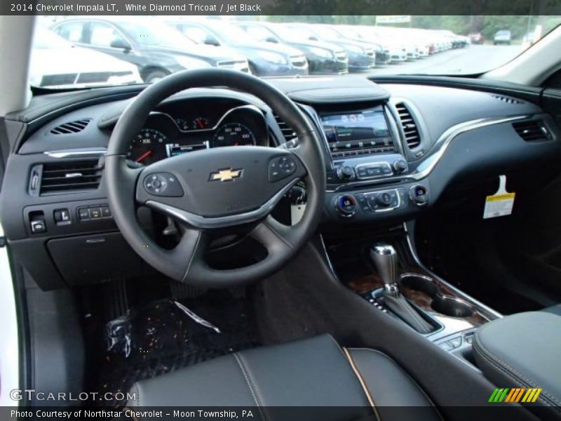 White Diamond Tricoat / Jet Black 2014 Chevrolet Impala LT