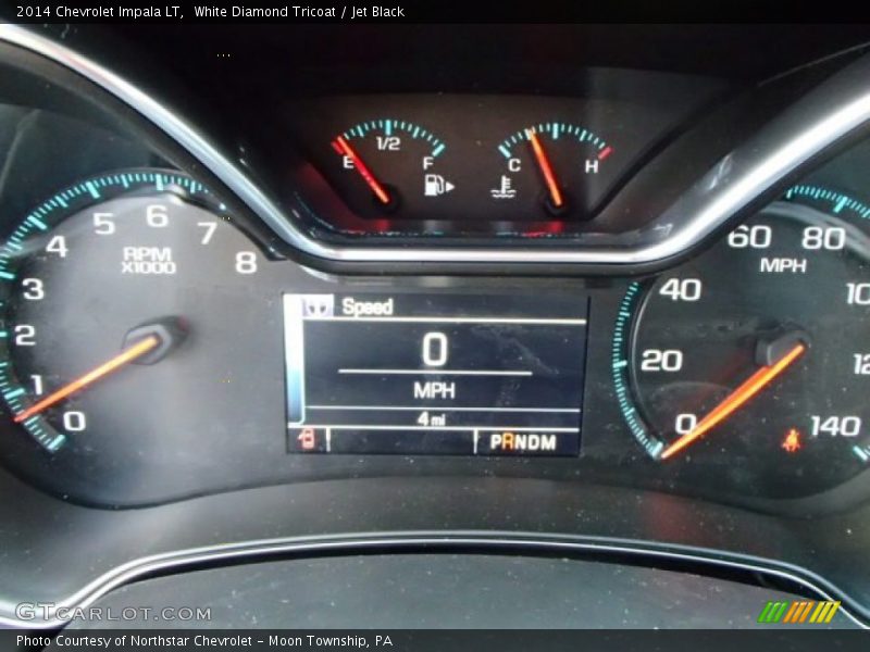 White Diamond Tricoat / Jet Black 2014 Chevrolet Impala LT
