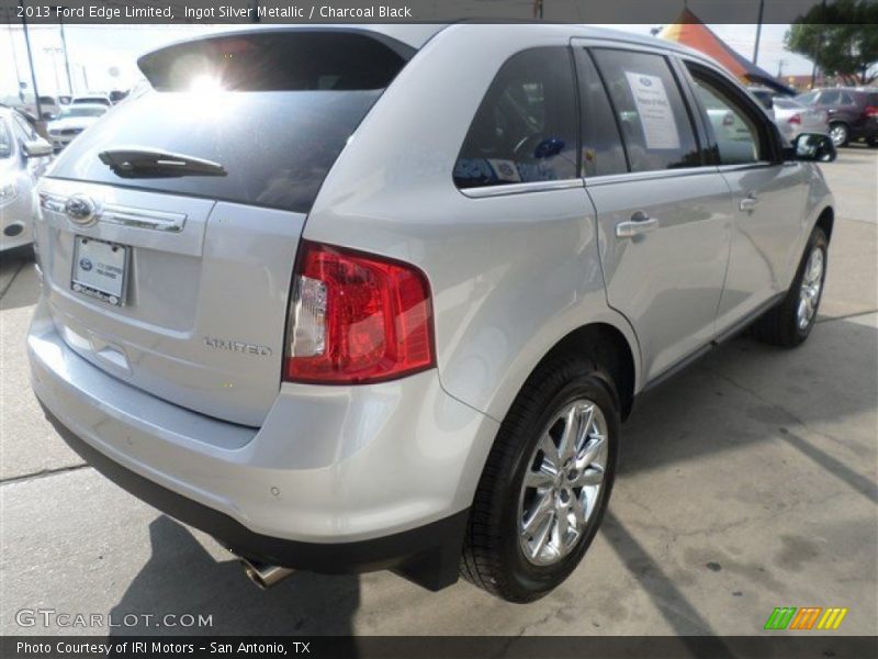 Ingot Silver Metallic / Charcoal Black 2013 Ford Edge Limited