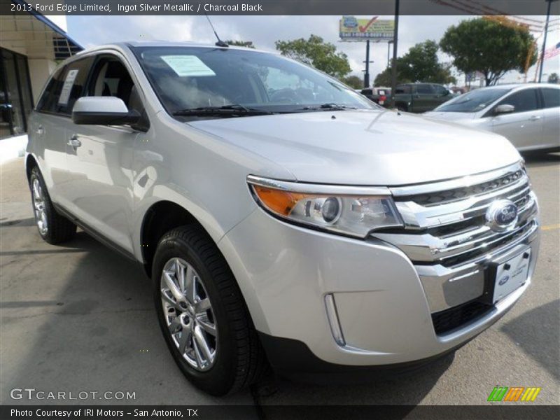 Ingot Silver Metallic / Charcoal Black 2013 Ford Edge Limited
