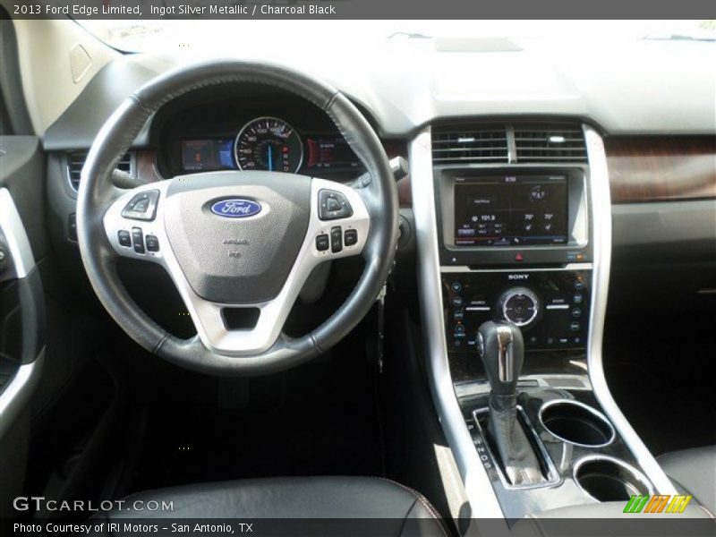Ingot Silver Metallic / Charcoal Black 2013 Ford Edge Limited