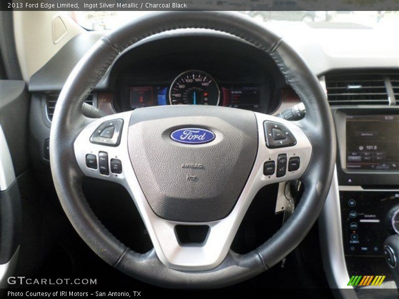 Ingot Silver Metallic / Charcoal Black 2013 Ford Edge Limited