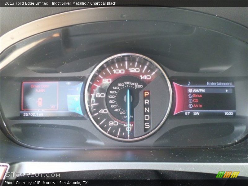 Ingot Silver Metallic / Charcoal Black 2013 Ford Edge Limited