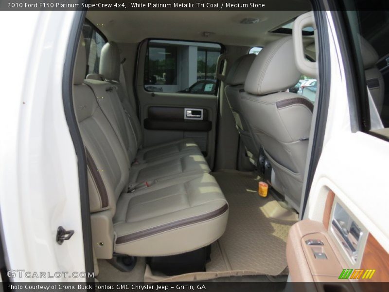 White Platinum Metallic Tri Coat / Medium Stone 2010 Ford F150 Platinum SuperCrew 4x4