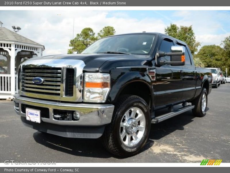 Black / Medium Stone 2010 Ford F250 Super Duty Lariat Crew Cab 4x4