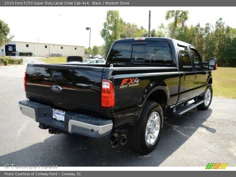 Black / Medium Stone 2010 Ford F250 Super Duty Lariat Crew Cab 4x4