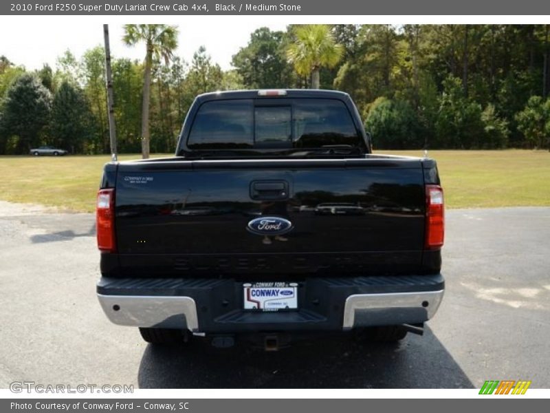 Black / Medium Stone 2010 Ford F250 Super Duty Lariat Crew Cab 4x4