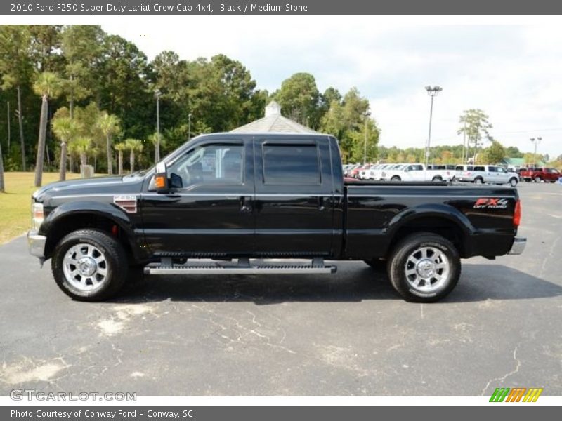 Black / Medium Stone 2010 Ford F250 Super Duty Lariat Crew Cab 4x4