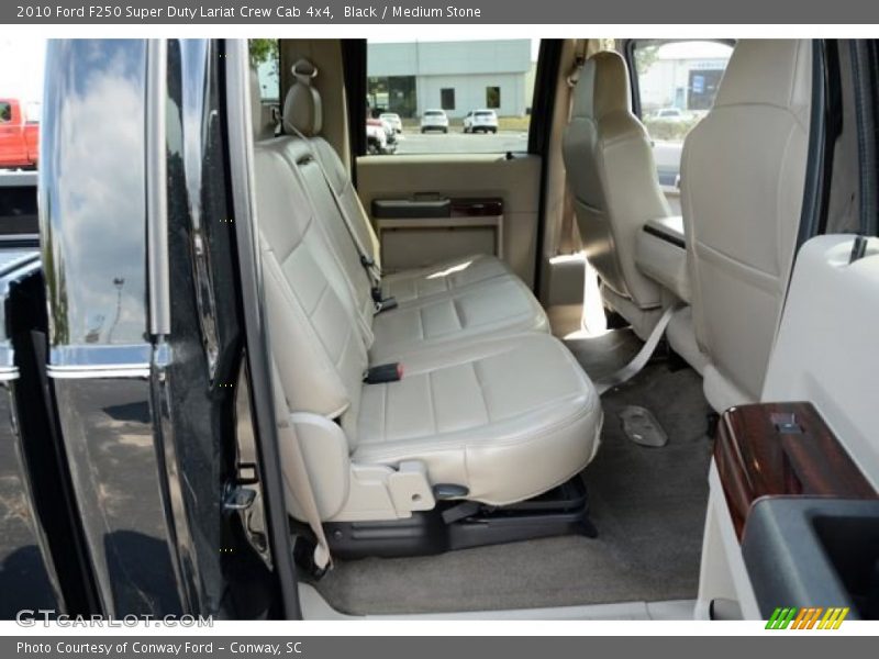 Black / Medium Stone 2010 Ford F250 Super Duty Lariat Crew Cab 4x4